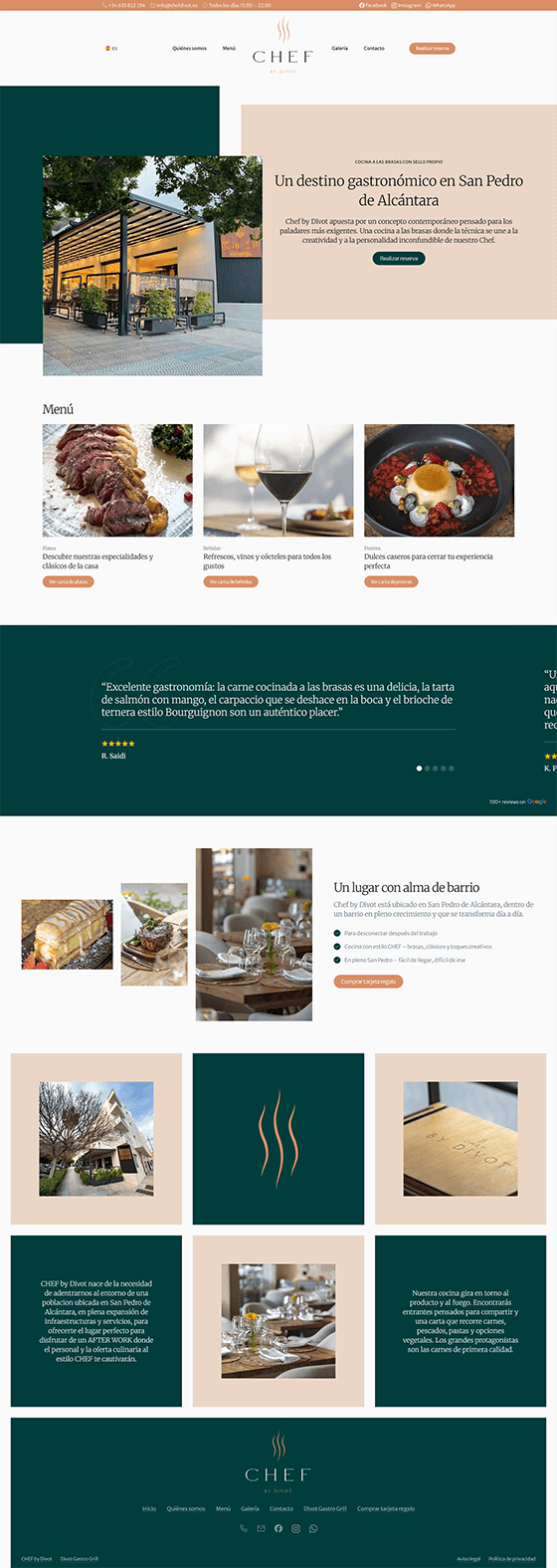 CHEF by Divot restorani koduleht